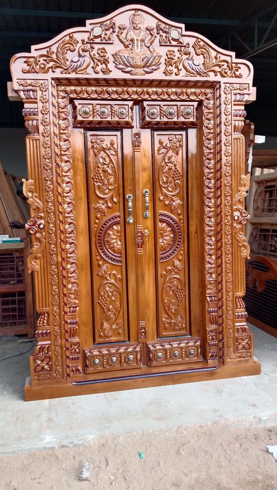 45+ Bedroom Door Designs For Your Home Glass, Wood, Teak Wood Pattern