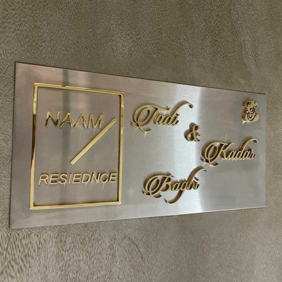 40+ Nameplate Designs Still Trending in 2024 For Home and Office