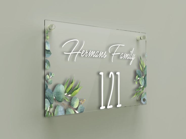 40+ Nameplate Designs Still Trending in 2024 For Home and Office