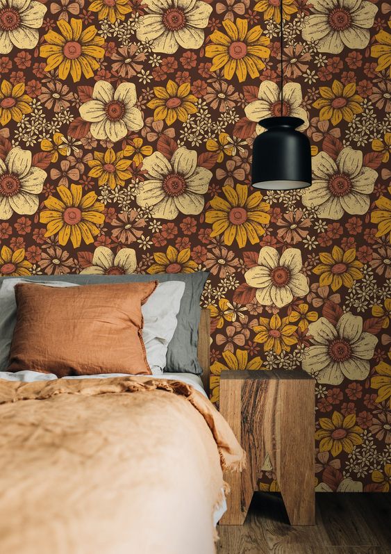 30+ Wallpaper Design for Bedroom Trending in 2024 Floral, 3D, Geometric