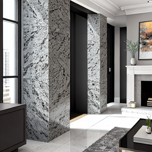 Square Granite Pillar