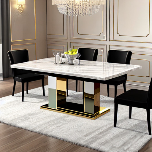 20+ Italian Marble Dining Table Designs For 6 and 8 People with Prices