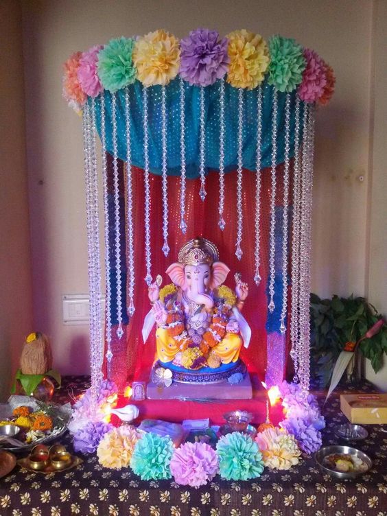 20+ Ganesh Flower Decoration Ideas For Your Home For 2024