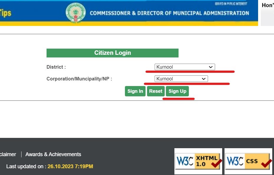 Property Tax Kurnool via Online & Offline Payment Modes