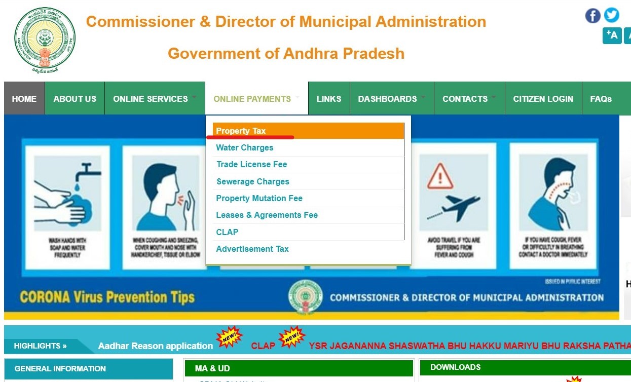 Property Tax Kurnool via Online & Offline Payment Modes