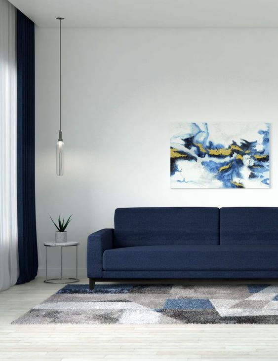 Dark Blue Sofa What Colour Walls - Infoupdate.org