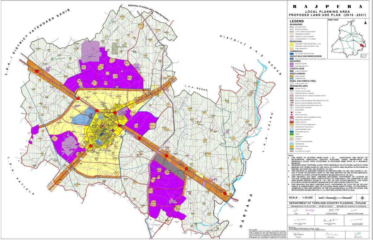 Rajpura Master Plan 2031 Key Highlights, Map & Land Use